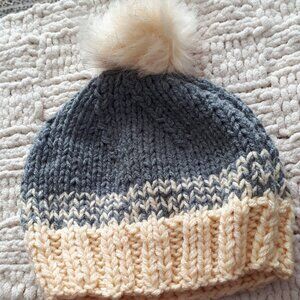 Hand knitted hat